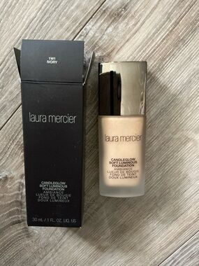 New Laura Mercier Candleglow Soft Luminous Foundation 1oz Ivory #1W1